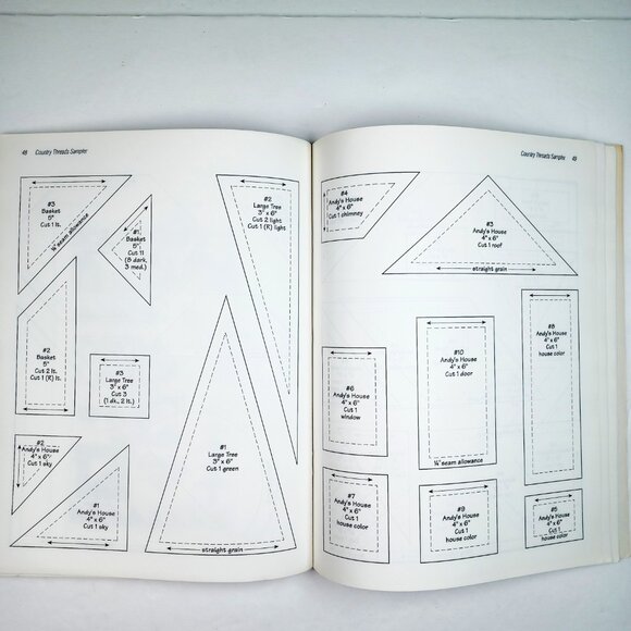 Vtg Country Threads Garner Iowa USA Quilt Shop Series Mary Tendall Connie Tesene - Picture 11 of 12